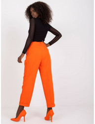 Oranžové elegantné nohavice W5767 #1