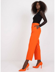 Oranžové elegantné nohavice W5767 #3