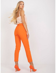 Oranžové nohavice giulia s opaskom W4756 #1