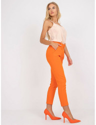 Oranžové nohavice giulia s opaskom W4756 #3