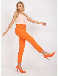 Oranžové nohavice giulia s opaskom W4756 #4