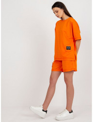 Oranžový komplet trička a kraťasov B0089 #3