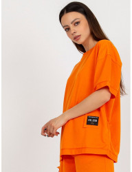 Oranžový komplet trička a kraťasov B0089 #4