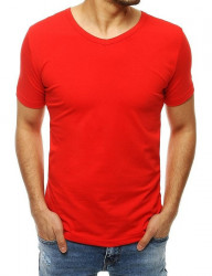 Pánske červené tričko N8261