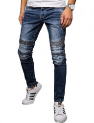 Pánske jeansové nohavice Basic W6038