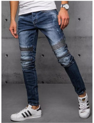 Pánske jeansové nohavice Basic W6038 #2