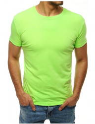 Pánske neónovo zelené tričko N7105