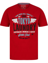 Pánske tričko Tokyo Laundry Ferndale 1C18111 Barados Cherry T1765