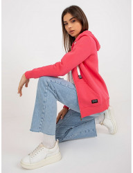 Ružová mikina na zips as kapucňou W8865 #2