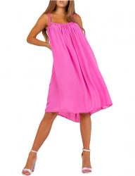 Ružové dámske voĺné letné šaty W6570