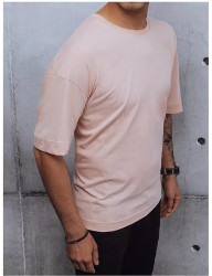 Ružové pánske basic tričko W5912 #1