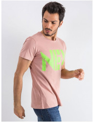 Ružové pánske tričko new Y0234 #2
