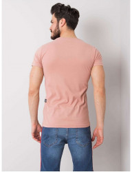 Ružové pánske tričko s potlačou Y1931 #1