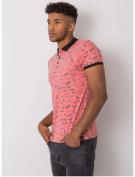 Ružové pánske tričko s potlačou Y6194 #2