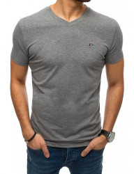 sivé pánske tričko bez potlače N9968