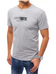 sivé tričko louder together s krátkym rukávom W3626 #1