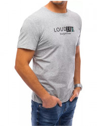 sivé tričko louder together s krátkym rukávom W3626 #2