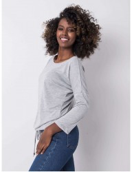 sivé tričko s viazaním Y1411 #3