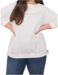 Smotanové basic tričko emma s raglánovými rukávmi Y9903