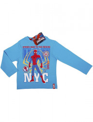 Spiderman modré tričko s dlhým rukávom N3976