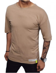 Svetlo hnedé basic tričko W5789