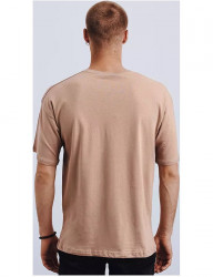 Svetlo hnedé pánske tričko Y4690 #1