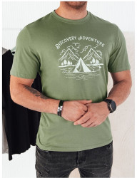 Svetlo khaki tričko s potlačou adventure B4357 #1