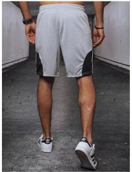 Svetlosivé pánske kraťasy W5527 #1