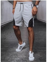Svetlosivé pánske kraťasy W5527 #2