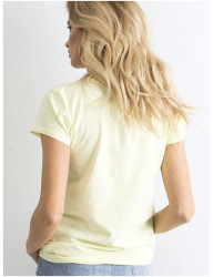 Svetložlté basic tričko Y2558 #1