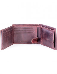 Tmavo hnedá pánska peňaženka N6791 #5