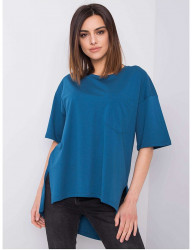 Tmavo modré dámske tričko Y0901 #3
