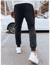 Tmavosivé pánske jogger tepláky B4578 #1