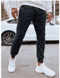 Tmavosivé pánske jogger tepláky B4578 #2