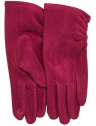 Vínové dámske zimné rukavice W2726