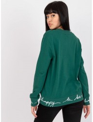 Zelená mikina happy v štýle bomberu W5093 #1