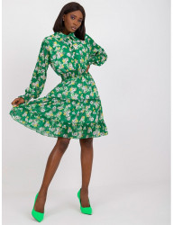 Zelené kvetované šaty W4796 #2