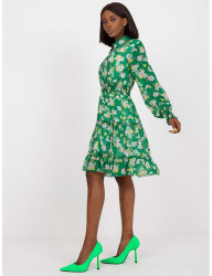 Zelené kvetované šaty W4796 #5