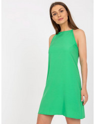 Zelené letné šaty na ramienka W6401 #1
