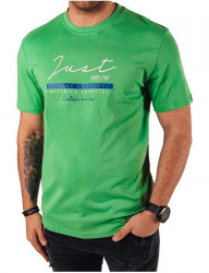Zelené tričko s potlačou B4420