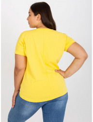 žlté dámske tričko s nápisom W5972 #1