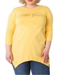 žlté dámske tričko s nápisom Y3963