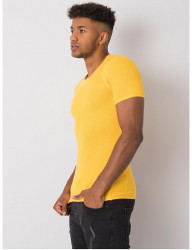 žlté pánske pletené tričko Y6084 #2