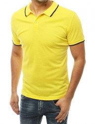 žlté pánske polo tričko N8259
