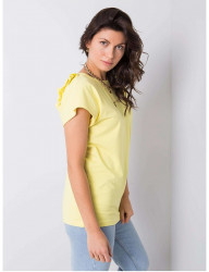 žlté tričko s volánom na chrbte Y1354 #2