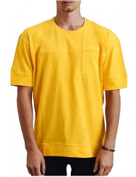 žlté tričko s vreckom Y5107