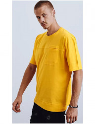 žlté tričko s vreckom Y5107 #2