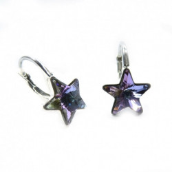 Náušnice krásne hviezdy 10 mm – farba Crystal VL For You Nau-hviezdy-003