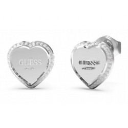 Dámske náušnice Guess JUBE01427JWRHTU srdce GUESS JUBE01427JWRHTU