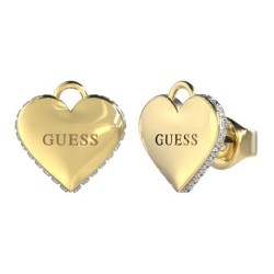 Dámske náušnice Guess JUBE02231JWYGTU srdiečka GUESS JUBE02231JWYGTU